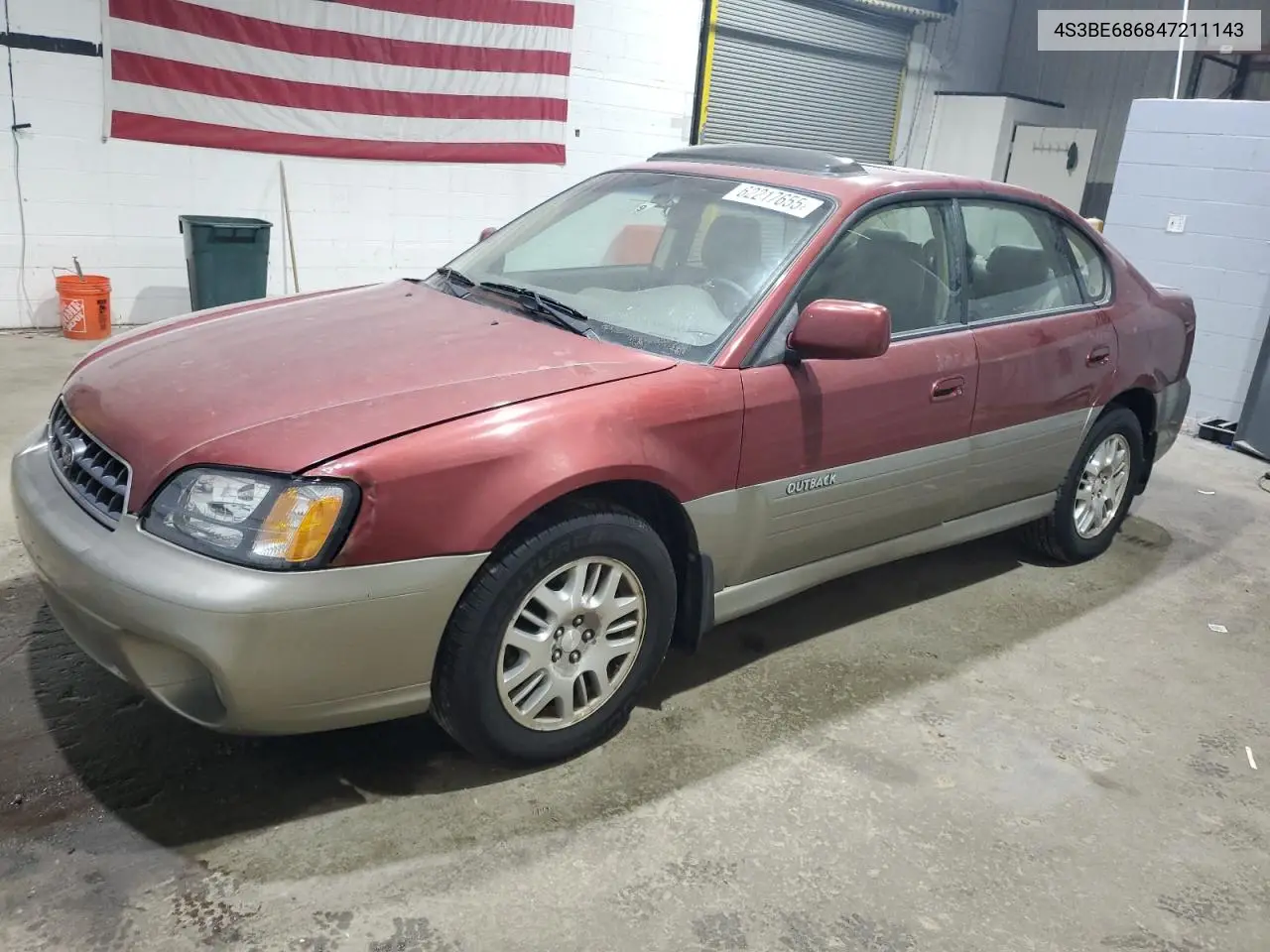 2004 Subaru Legacy Outback Limited VIN: 4S3BE686847211143 Lot: 62217655