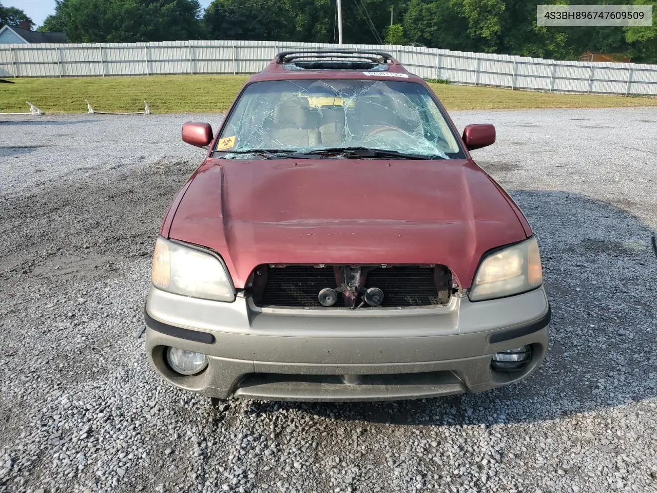 2004 Subaru Legacy Outback H6 3.0 Vdc VIN: 4S3BH896747609509 Lot: 62501195