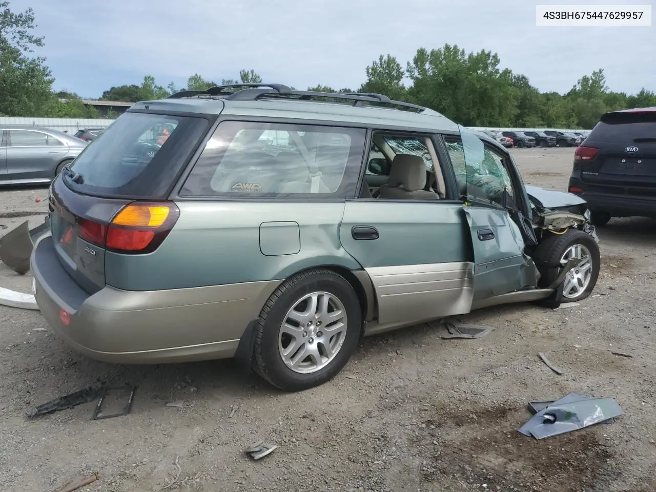2004 Subaru Legacy Outback Awp VIN: 4S3BH675447629957 Lot: 62919465