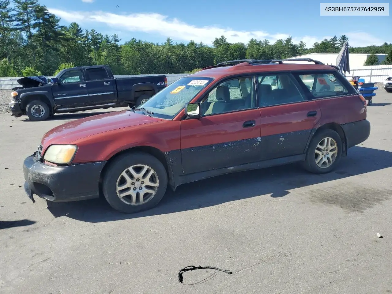 2004 Subaru Legacy Outback Awp VIN: 4S3BH675747642959 Lot: 65266125