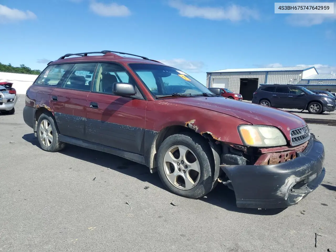 2004 Subaru Legacy Outback Awp VIN: 4S3BH675747642959 Lot: 65266125