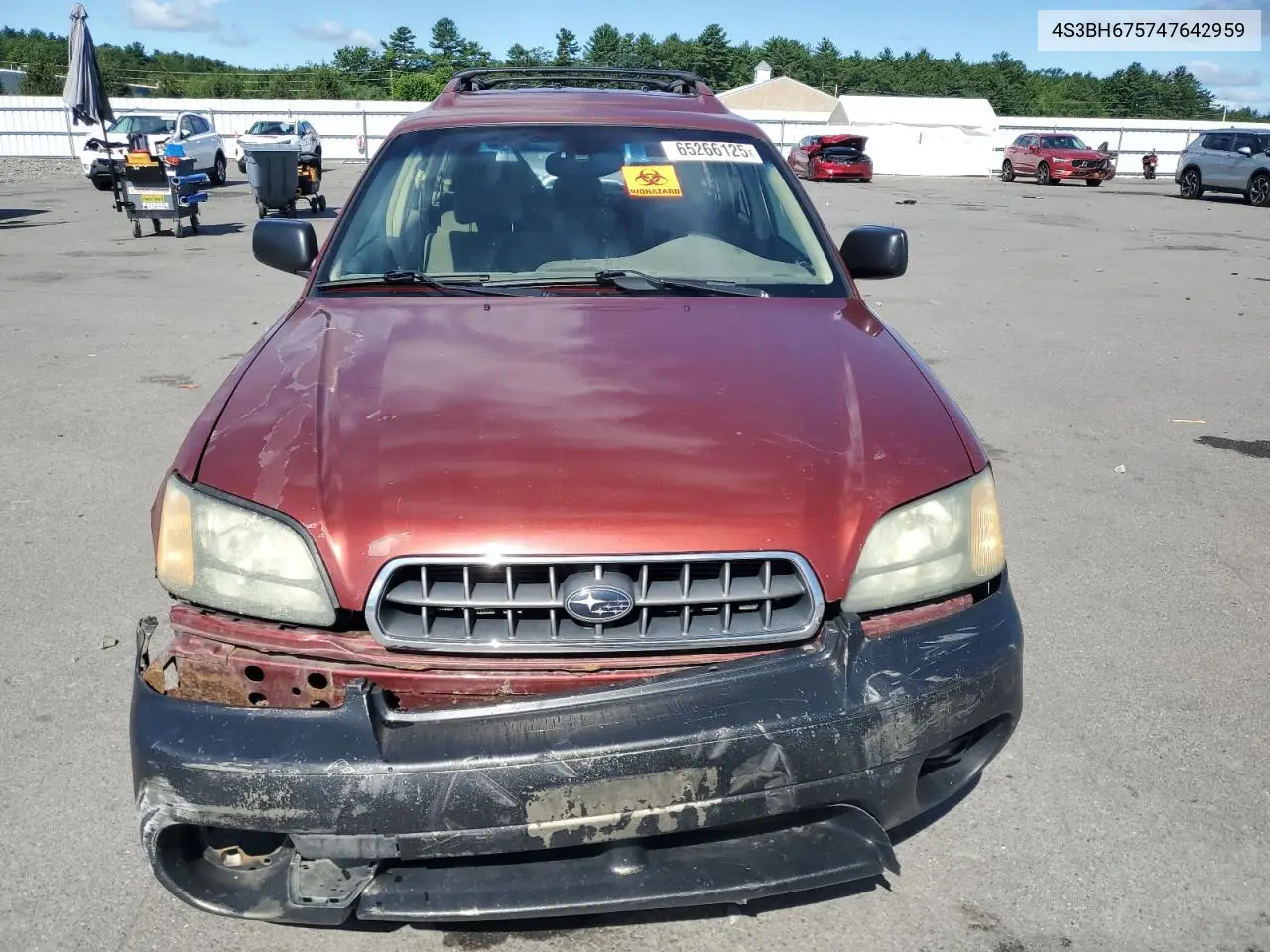 2004 Subaru Legacy Outback Awp VIN: 4S3BH675747642959 Lot: 65266125