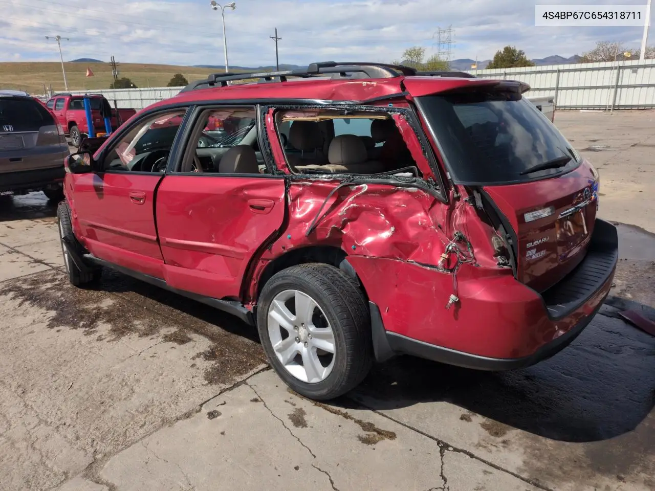 2005 Subaru Legacy Outback 2.5 Xt Limited VIN: 4S4BP67C654318711 Lot: 50595645