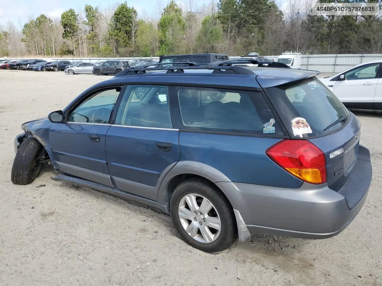 2005 Subaru Legacy Outback 2.5I VIN: 4S4BP61C757376835 Lot: 51134885