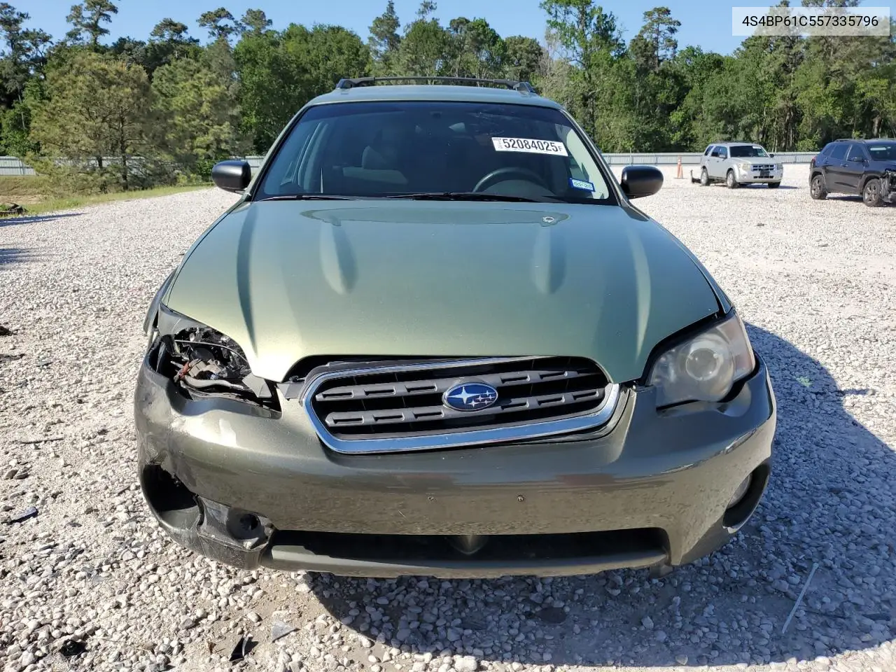 2005 Subaru Legacy Outback 2.5I VIN: 4S4BP61C557335796 Lot: 52084025