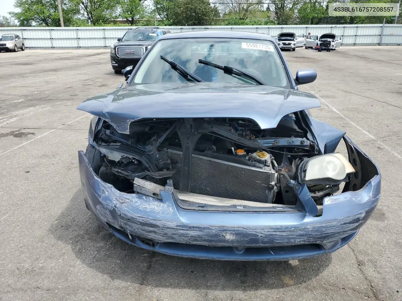 2005 Subaru Legacy 2.5I VIN: 4S3BL616757208557 Lot: 55981735