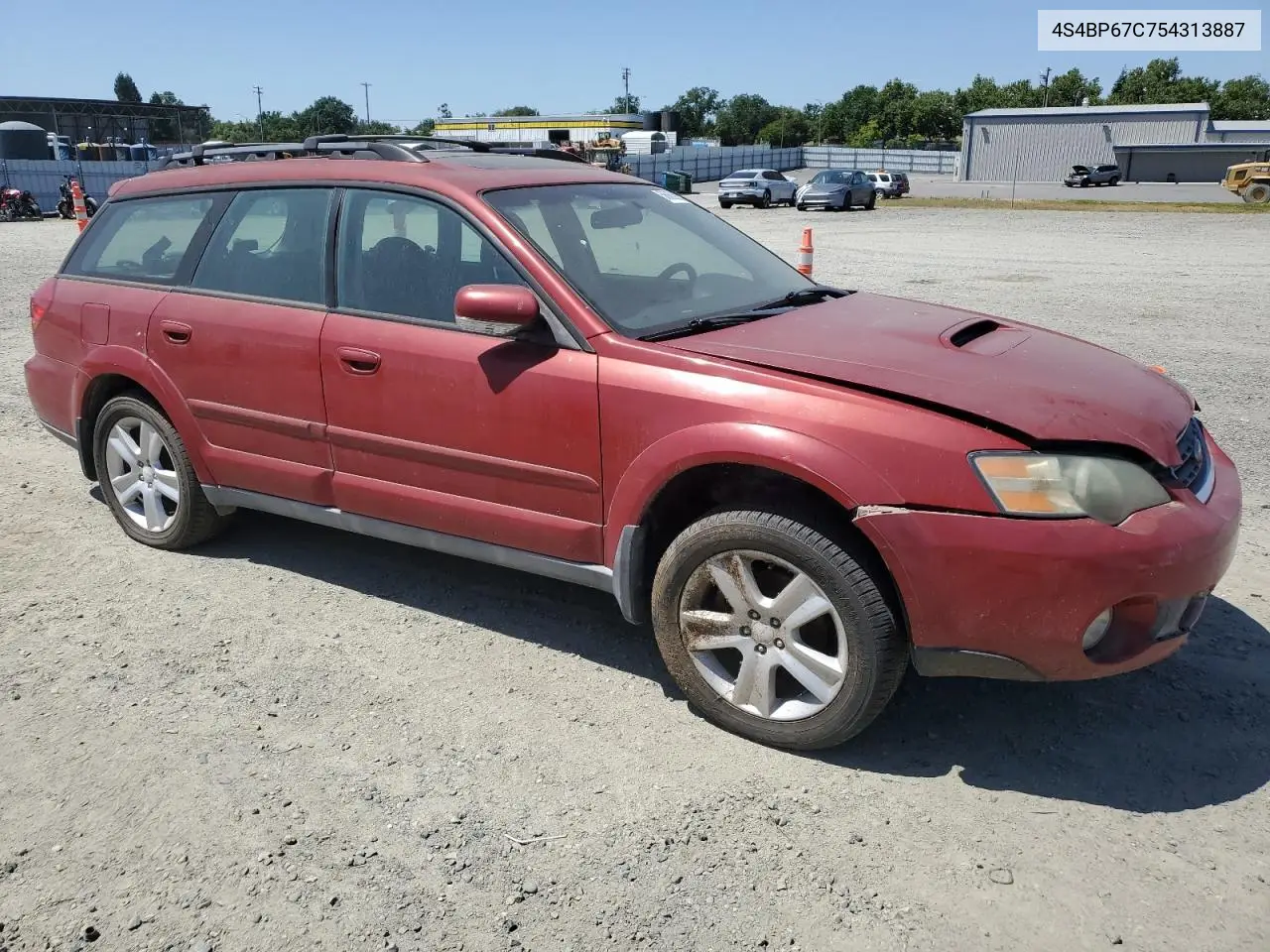 2005 Subaru Legacy Outback 2.5 Xt Limited VIN: 4S4BP67C754313887 Lot: 56063925