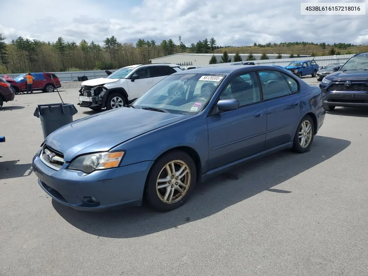 2005 Subaru Legacy 2.5I VIN: 4S3BL616157218016 Lot: 56126595