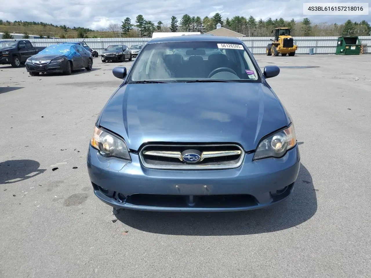 2005 Subaru Legacy 2.5I VIN: 4S3BL616157218016 Lot: 56126595