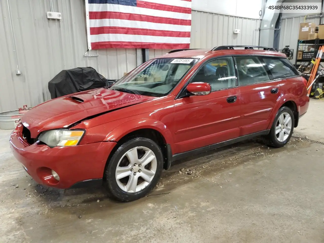 2005 Subaru Legacy Outback 2.5 Xt VIN: 4S4BP68C354333939 Lot: 56351565