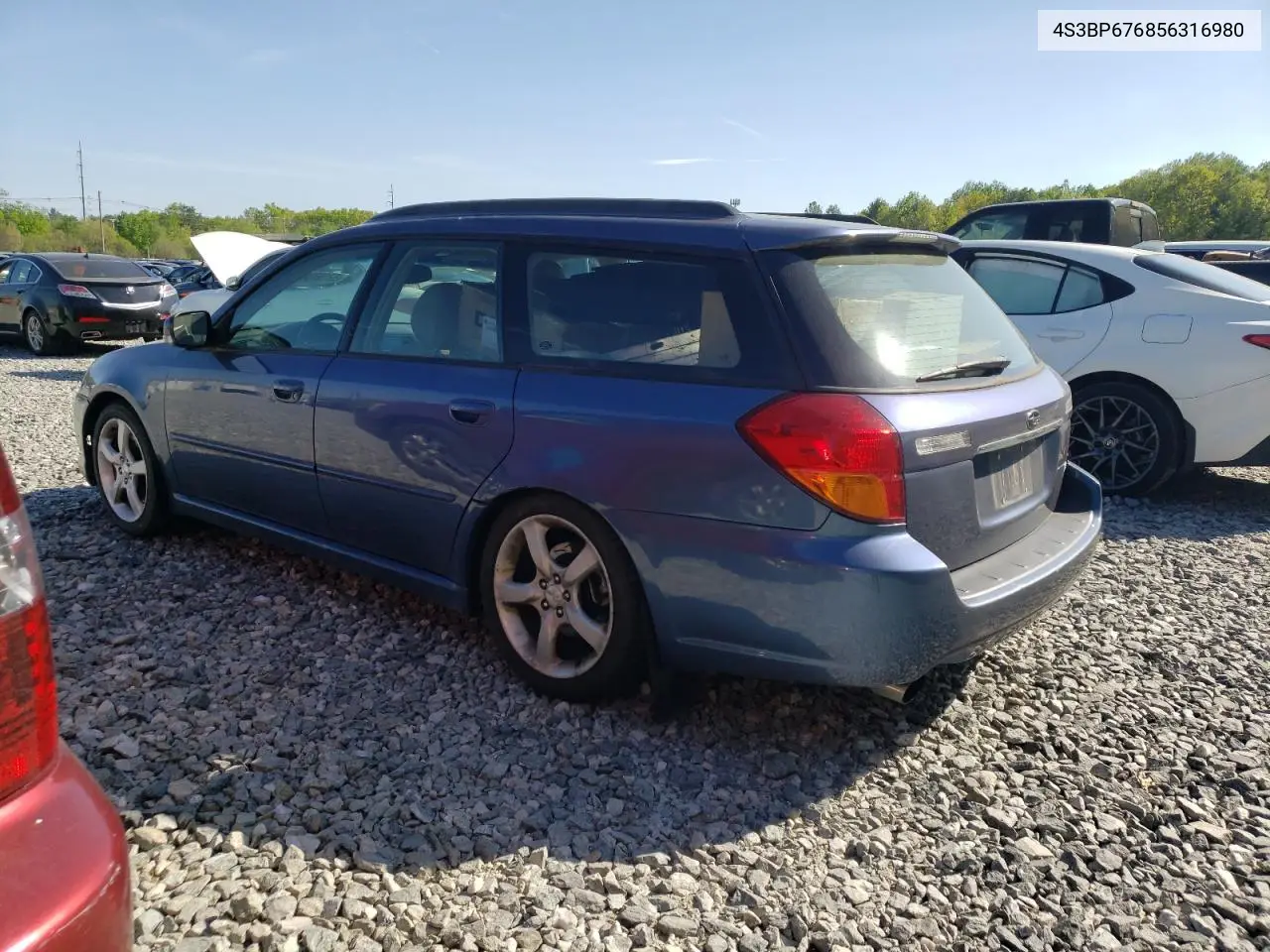 2005 Subaru Legacy Gt Limited VIN: 4S3BP676856316980 Lot: 57197085