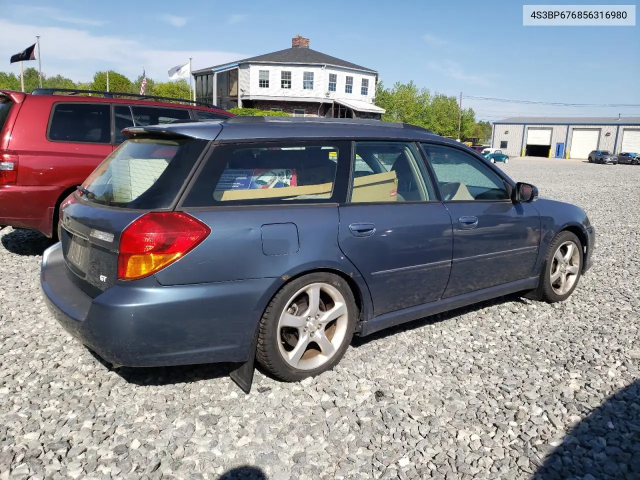 2005 Subaru Legacy Gt Limited VIN: 4S3BP676856316980 Lot: 57197085
