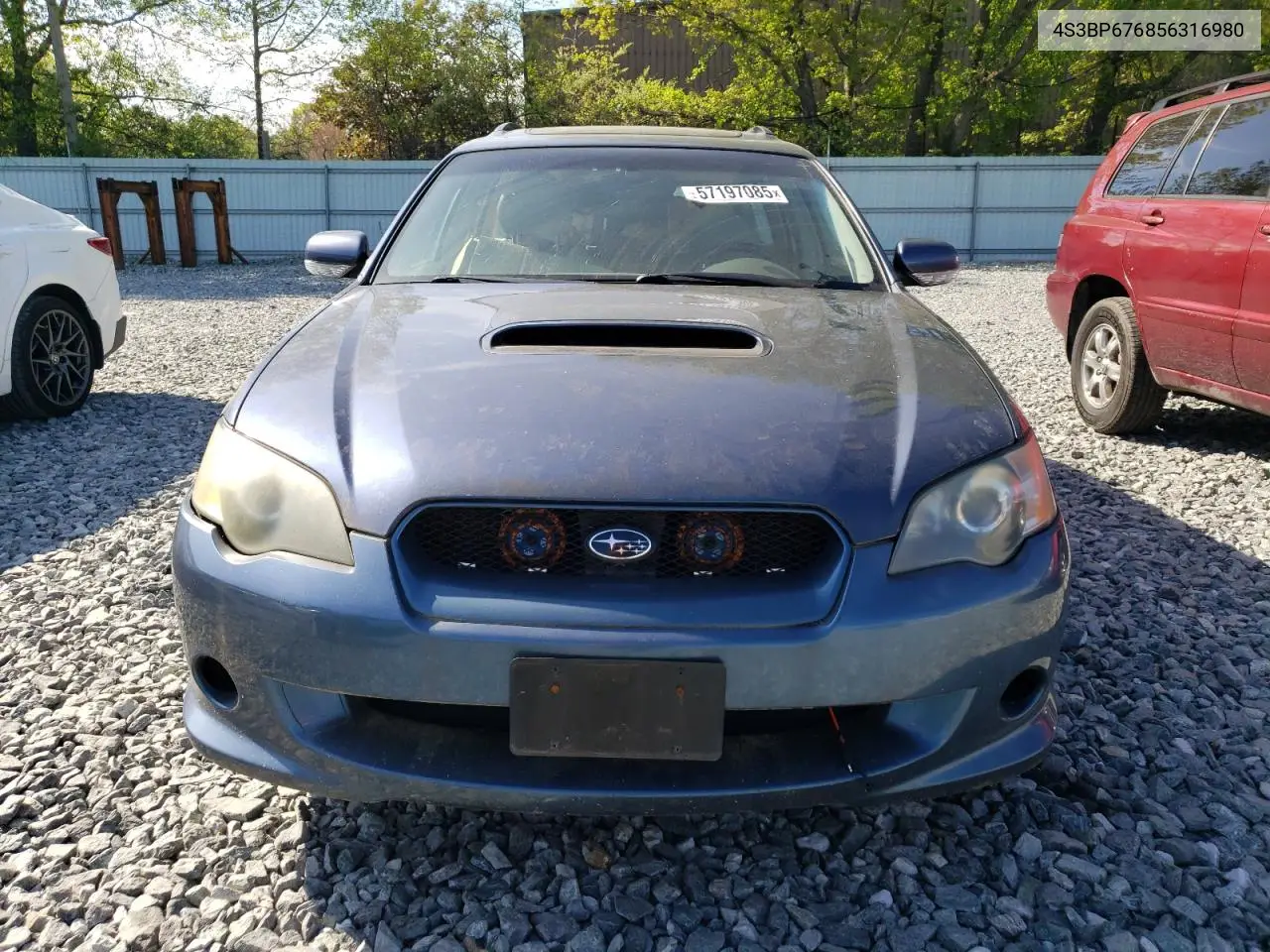 2005 Subaru Legacy Gt Limited VIN: 4S3BP676856316980 Lot: 57197085