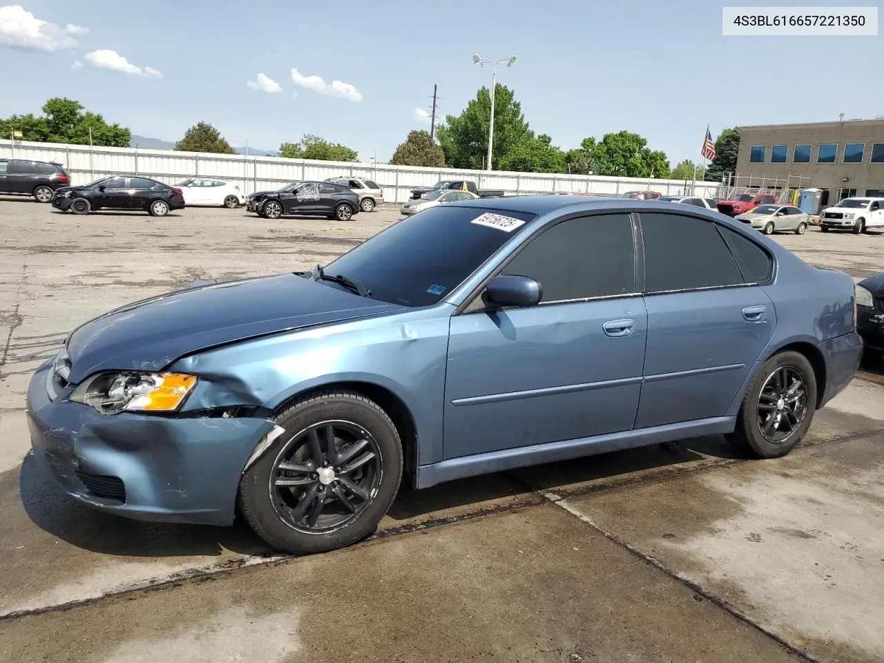 2005 Subaru Legacy 2.5I VIN: 4S3BL616657221350 Lot: 59156725