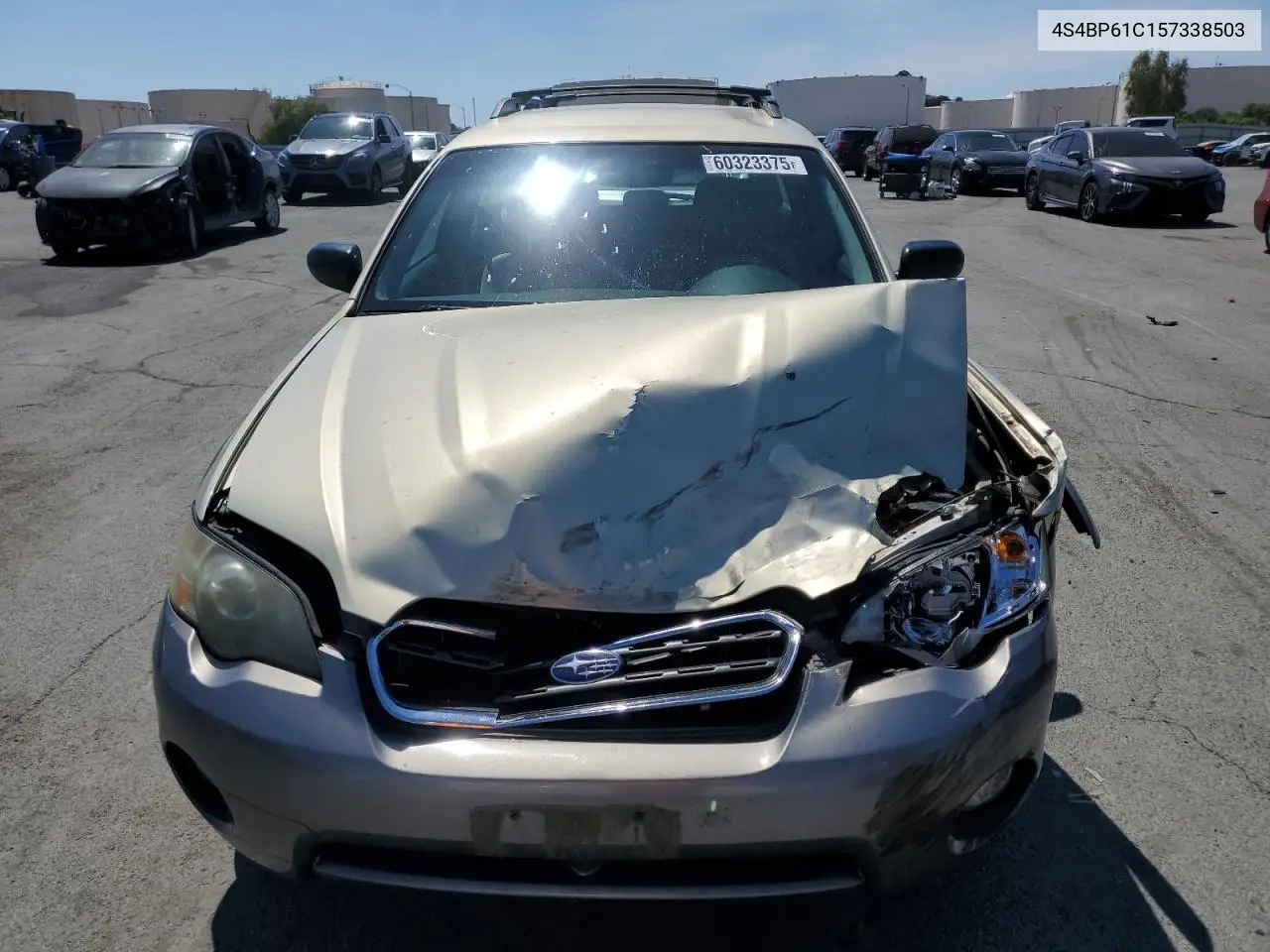 2005 Subaru Legacy Outback 2.5I VIN: 4S4BP61C157338503 Lot: 60323375