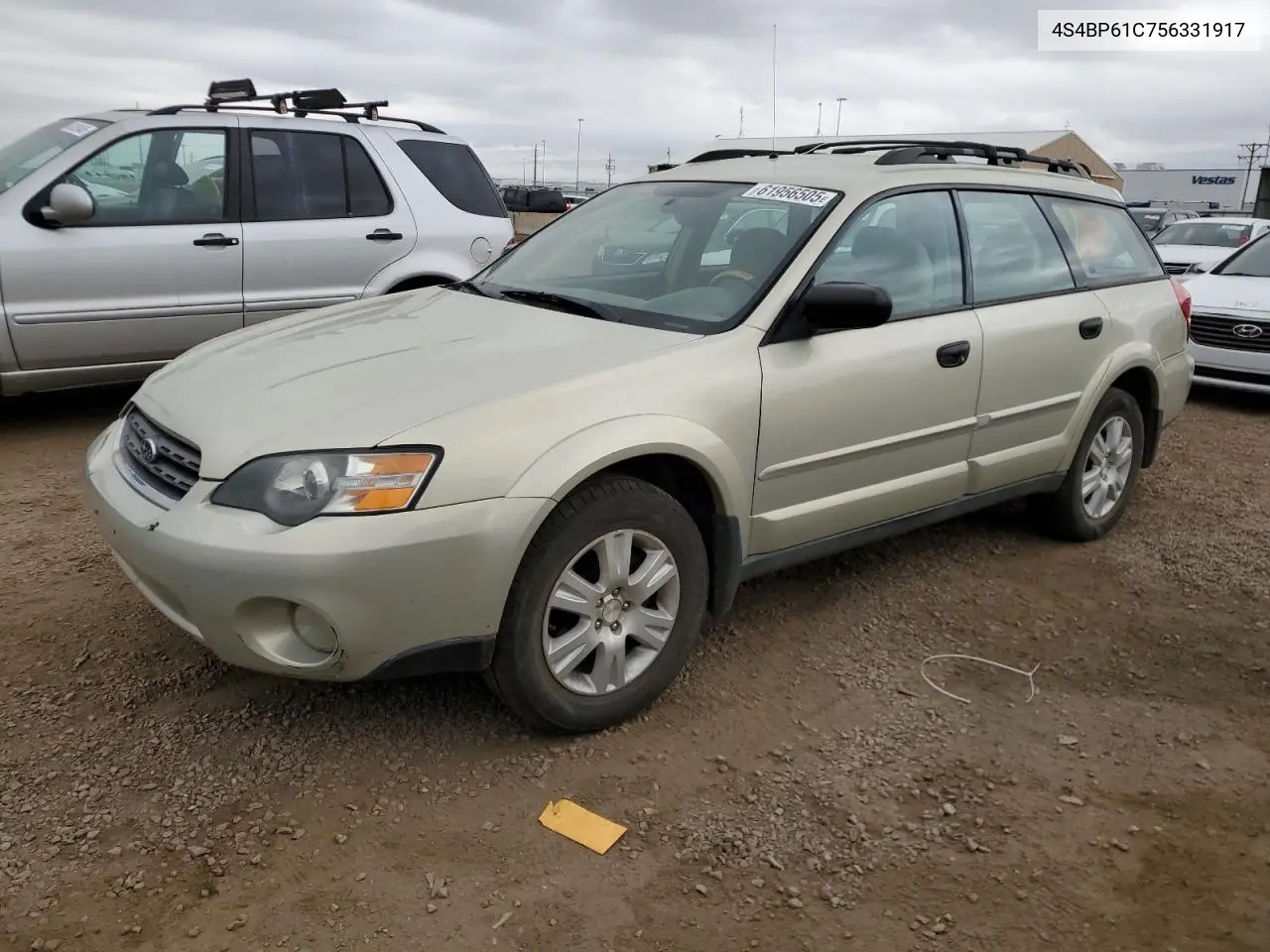 2005 Subaru Legacy Outback 2.5I VIN: 4S4BP61C756331917 Lot: 61956505