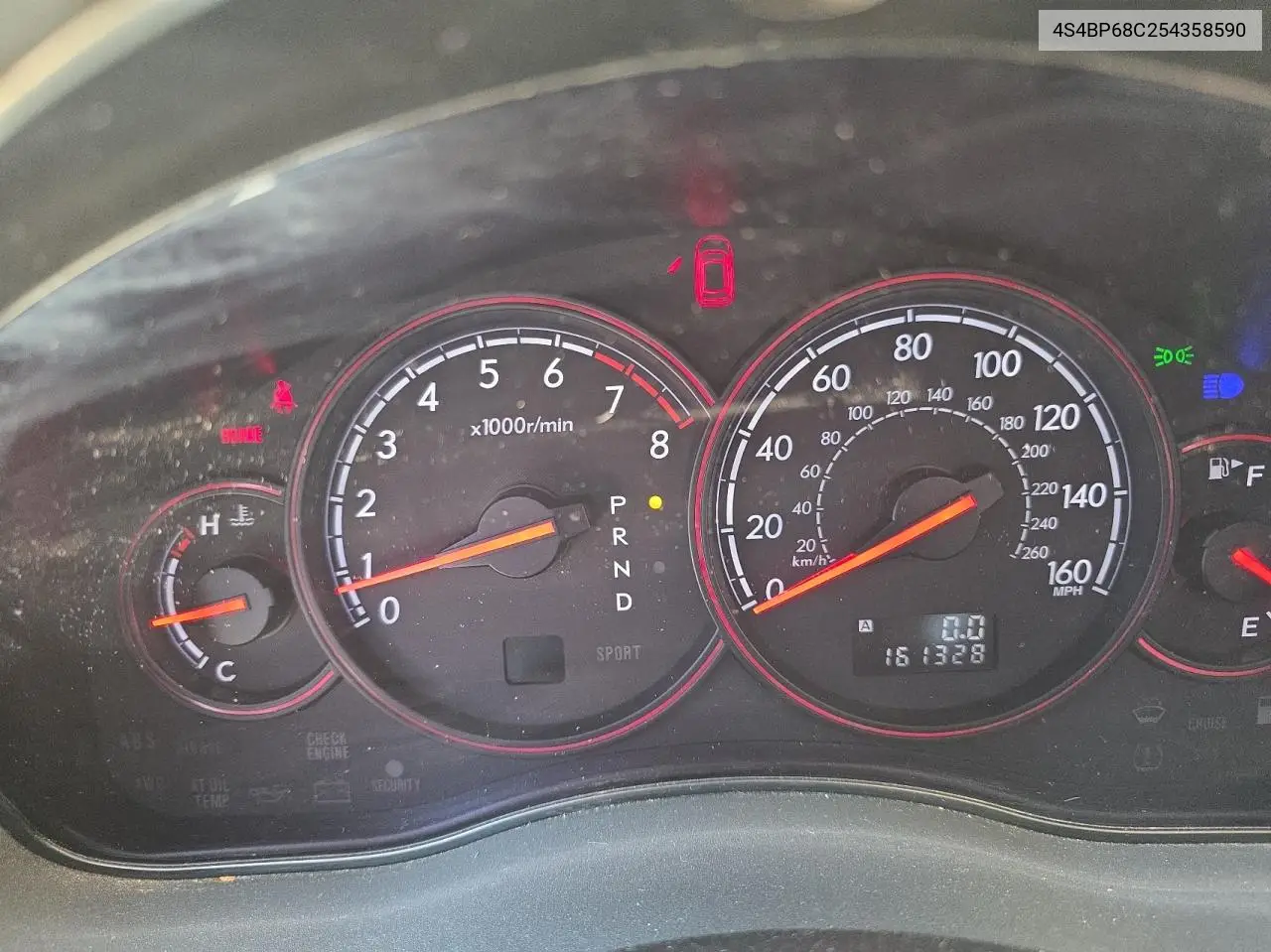 2005 Subaru Legacy Outback 2.5 Xt VIN: 4S4BP68C254358590 Lot: 62355135