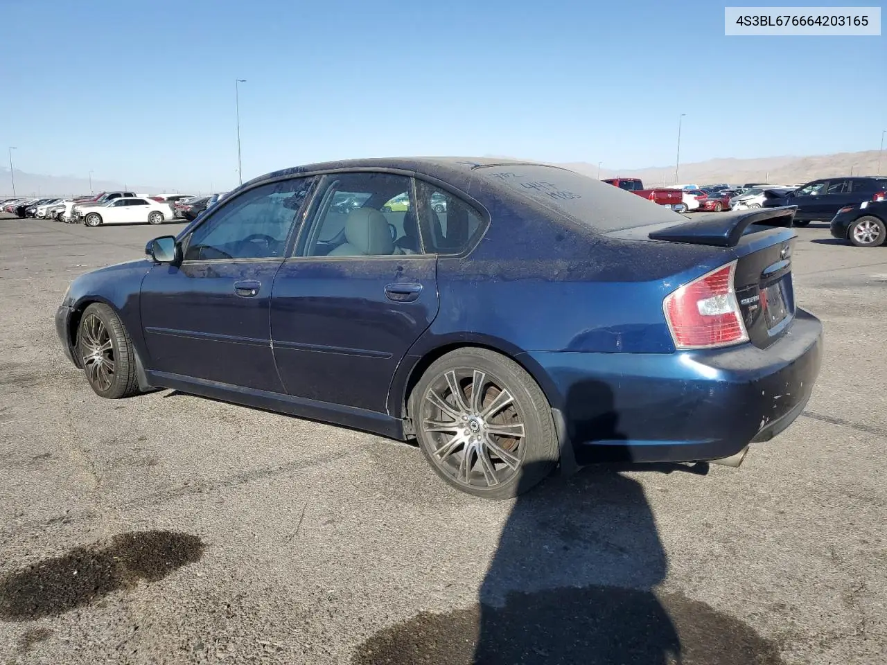 2006 Subaru Legacy Gt Limited VIN: 4S3BL676664203165 Lot: 43006385