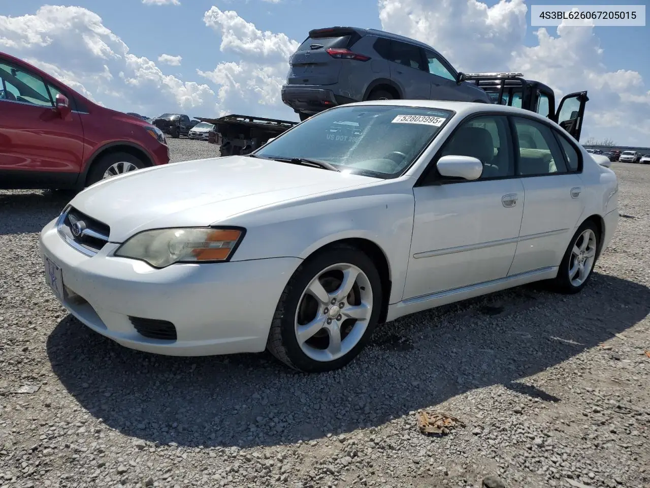 2006 Subaru Legacy 2.5I Limited VIN: 4S3BL626067205015 Lot: 52803995