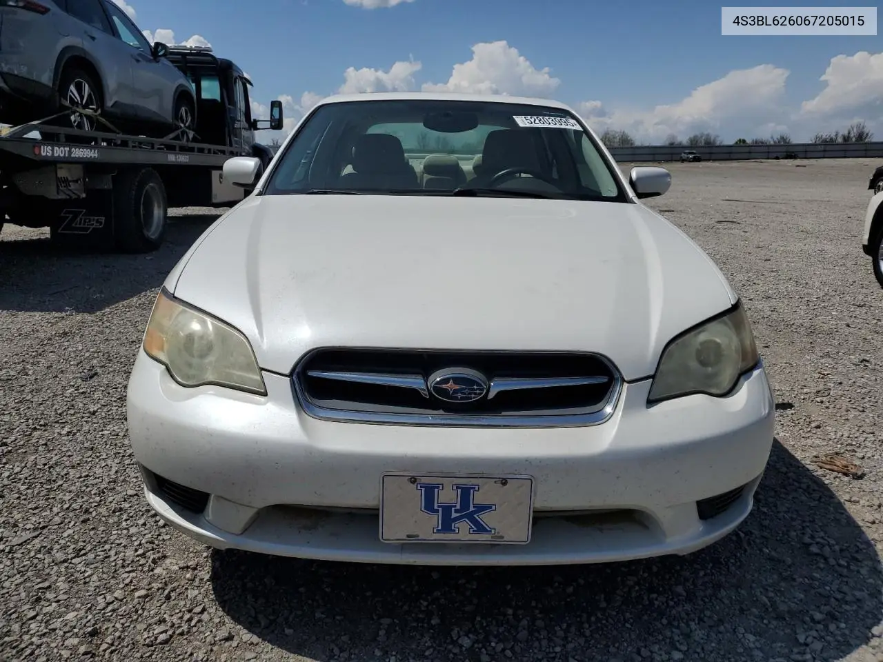 2006 Subaru Legacy 2.5I Limited VIN: 4S3BL626067205015 Lot: 52803995