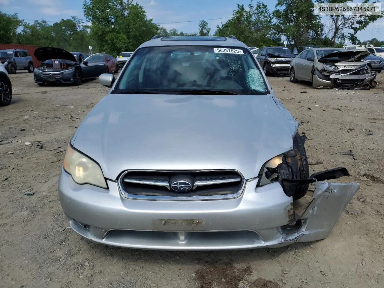 2006 Subaru Legacy 2.5I Limited VIN: 4S3BP626567345971 Lot: 56387525