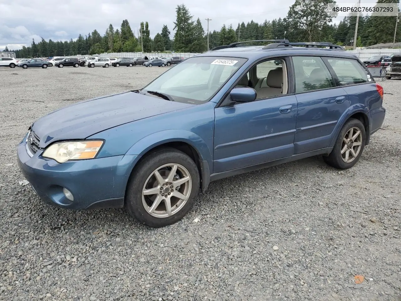2006 Subaru Legacy Outback 2.5I Limited VIN: 4S4BP62C766307293 Lot: 61646375