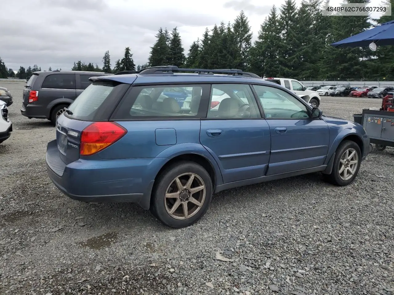 2006 Subaru Legacy Outback 2.5I Limited VIN: 4S4BP62C766307293 Lot: 61646375
