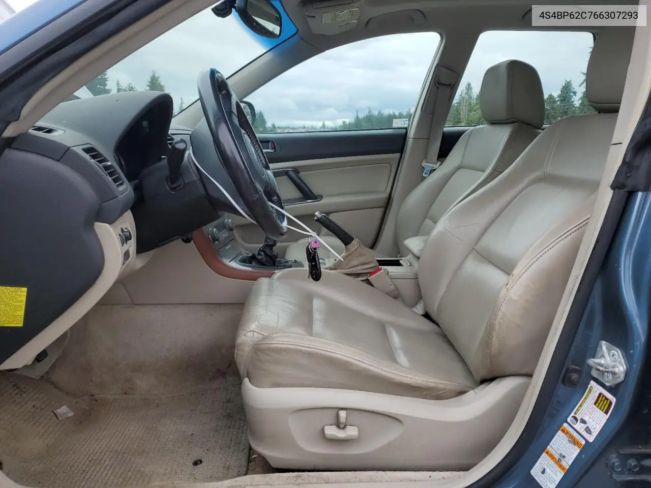 2006 Subaru Legacy Outback 2.5I Limited VIN: 4S4BP62C766307293 Lot: 61646375