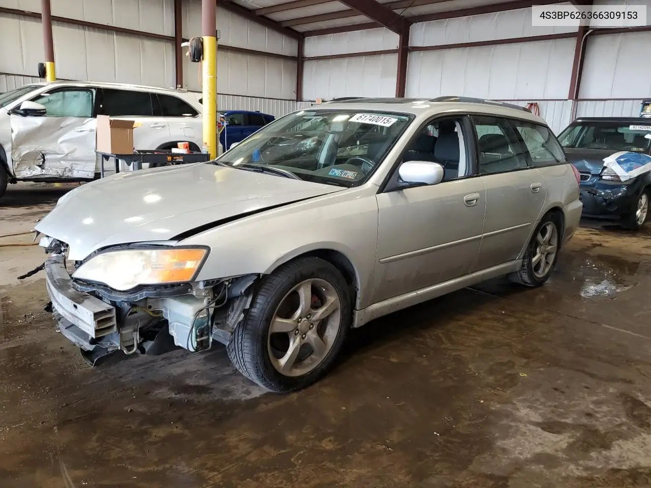 2006 Subaru Legacy 2.5I Limited VIN: 4S3BP626366309153 Lot: 61740015