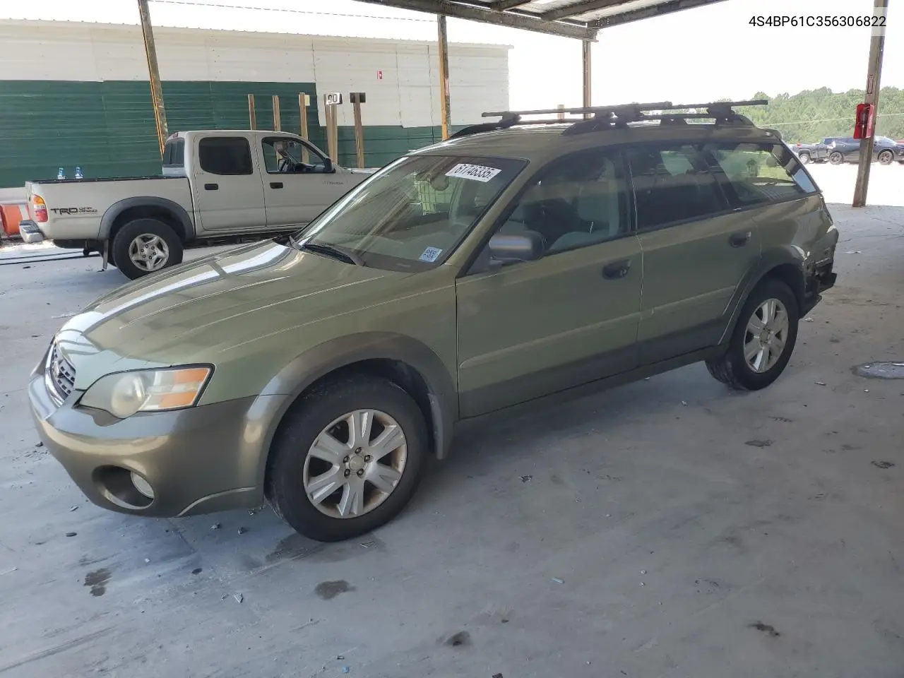 2006 Subaru Legacy Outback 2.5I VIN: 4S4BP61C356306822 Lot: 61746335