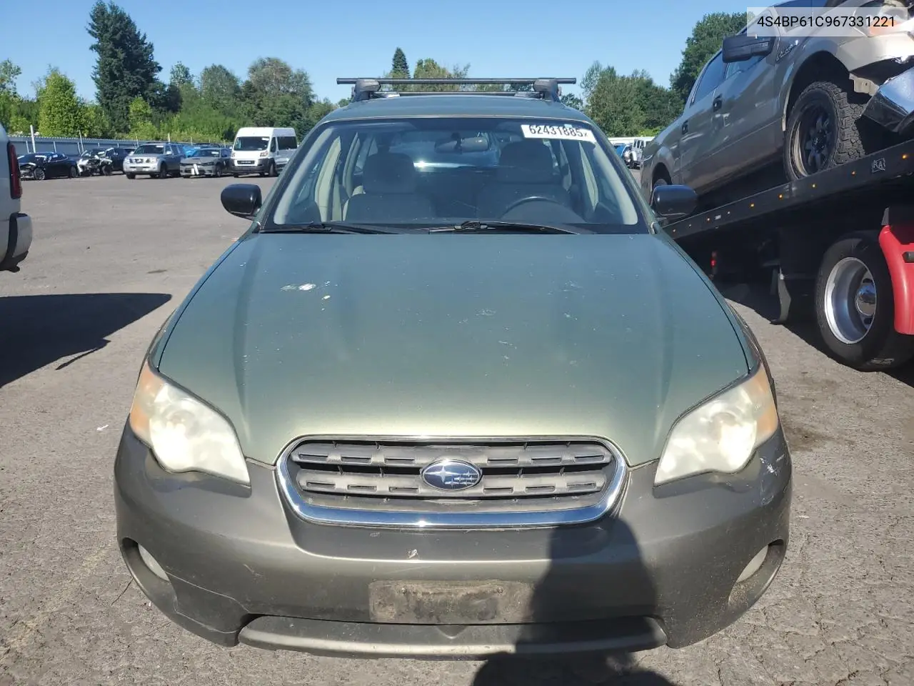 2006 Subaru Legacy Outback 2.5I VIN: 4S4BP61C967331221 Lot: 62431885