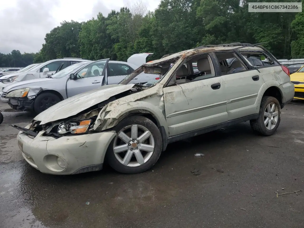 2006 Subaru Legacy Outback 2.5I VIN: 4S4BP61C867342386 Lot: 64168805
