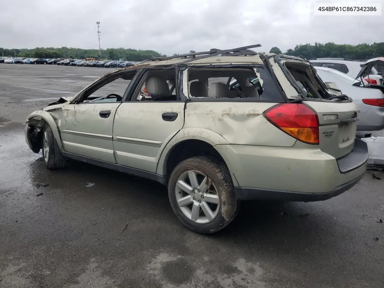 2006 Subaru Legacy Outback 2.5I VIN: 4S4BP61C867342386 Lot: 64168805