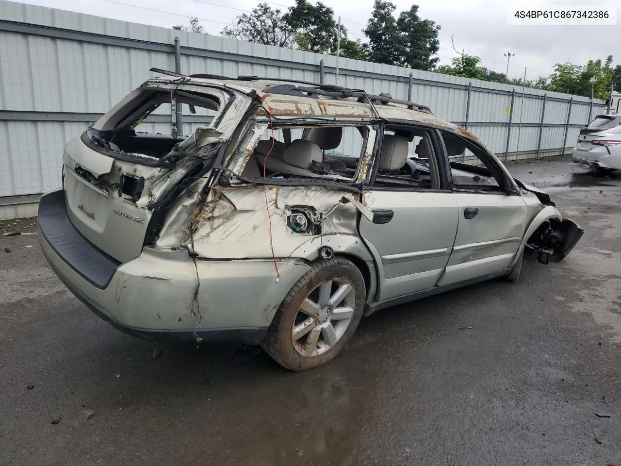 2006 Subaru Legacy Outback 2.5I VIN: 4S4BP61C867342386 Lot: 64168805