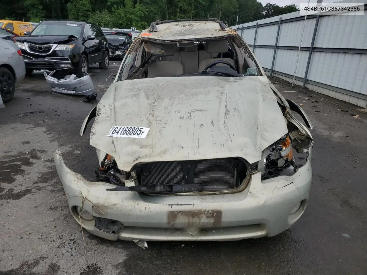 2006 Subaru Legacy Outback 2.5I VIN: 4S4BP61C867342386 Lot: 64168805