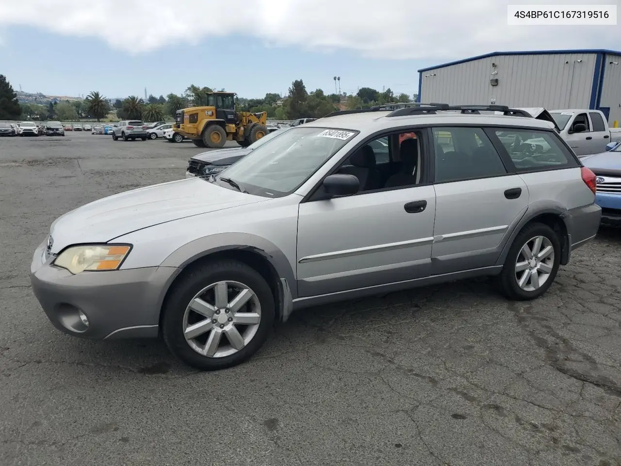 2006 Subaru Legacy Outback 2.5I VIN: 4S4BP61C167319516 Lot: 65401895