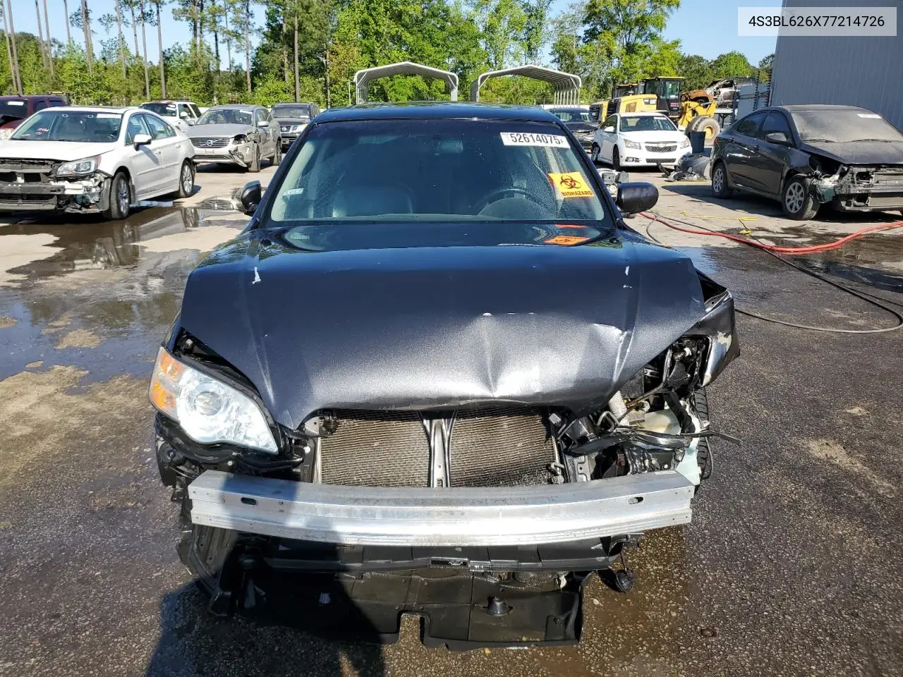 2007 Subaru Legacy 2.5I Limited VIN: 4S3BL626X77214726 Lot: 52614075