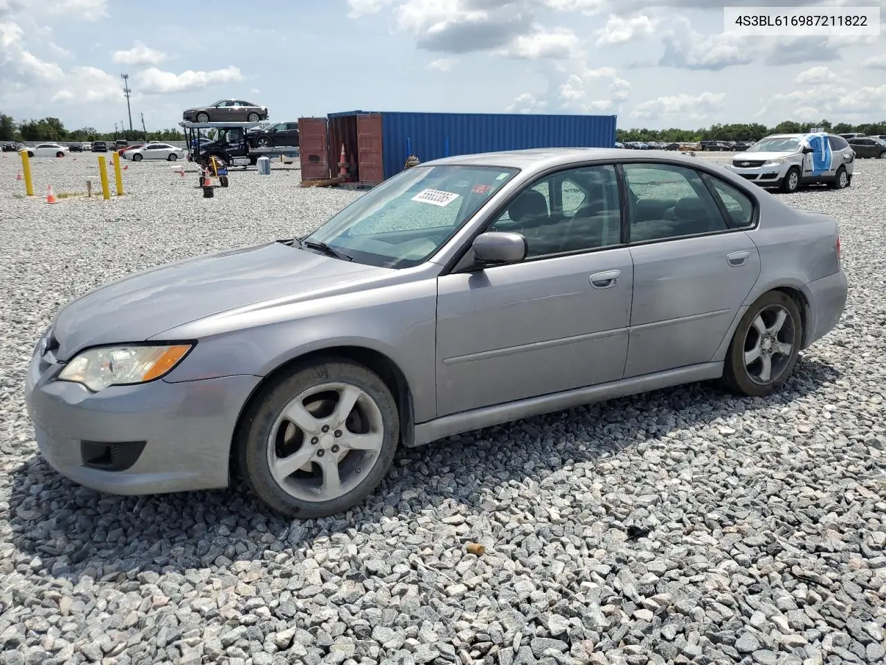 2008 Subaru Legacy 2.5I VIN: 4S3BL616987211822 Lot: 55683385