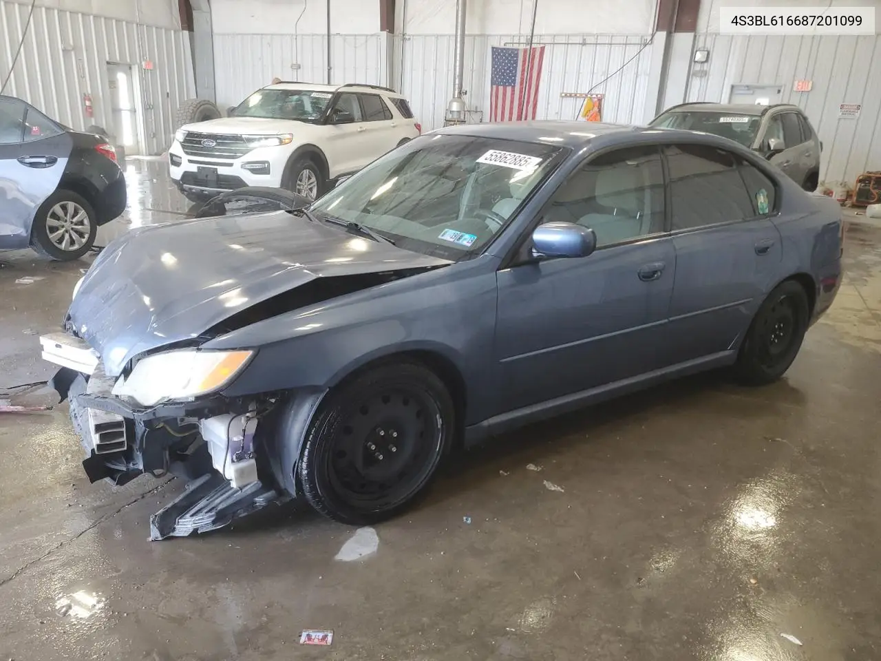 2008 Subaru Legacy 2.5I VIN: 4S3BL616687201099 Lot: 55862885