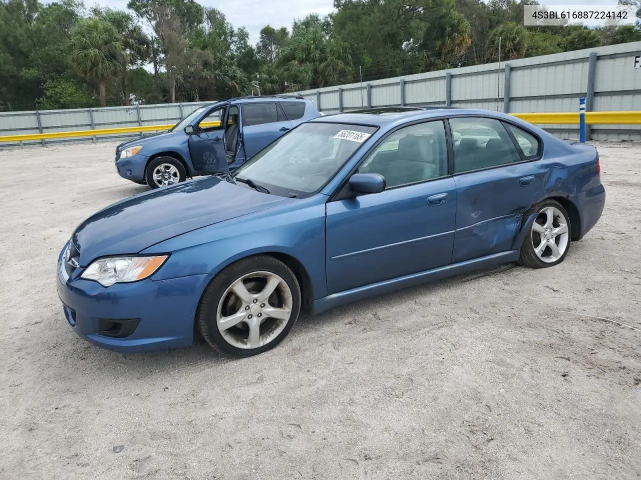 2008 Subaru Legacy 2.5I VIN: 4S3BL616887224142 Lot: 56201165