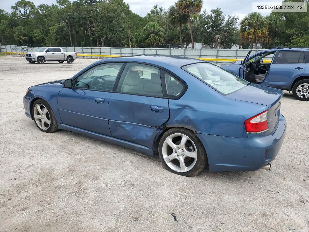2008 Subaru Legacy 2.5I VIN: 4S3BL616887224142 Lot: 56201165