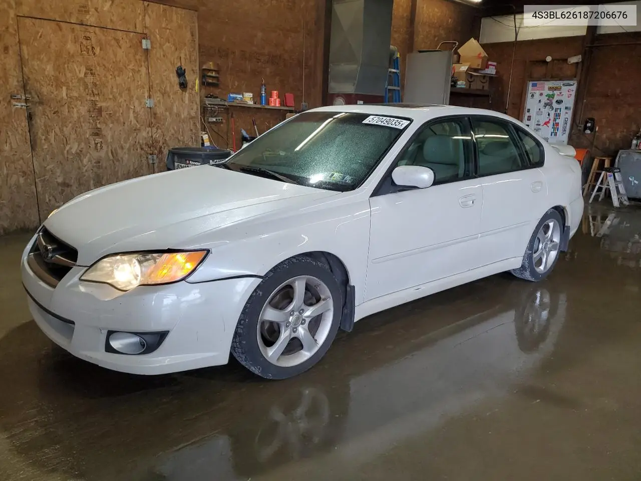 2008 Subaru Legacy 2.5I Limited VIN: 4S3BL626187206676 Lot: 57049035