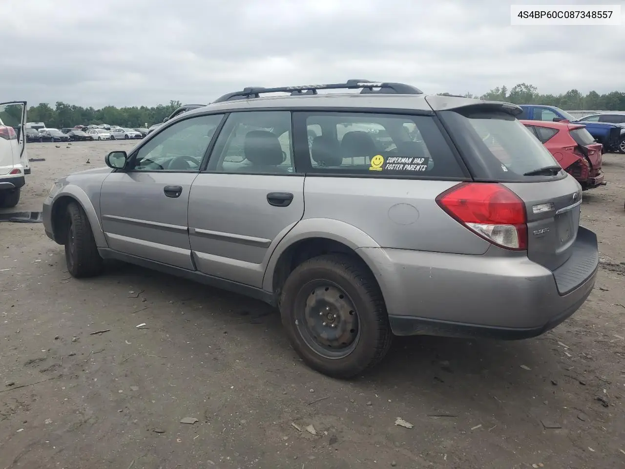 2008 Subaru Outback VIN: 4S4BP60C087348557 Lot: 61802335