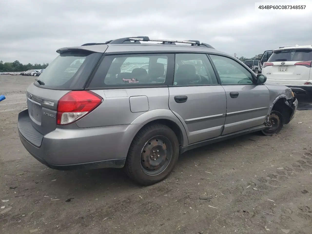 2008 Subaru Outback VIN: 4S4BP60C087348557 Lot: 61802335