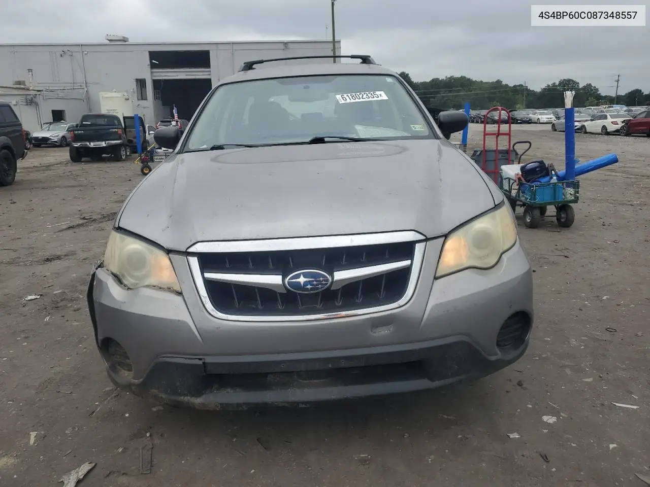 2008 Subaru Outback VIN: 4S4BP60C087348557 Lot: 61802335