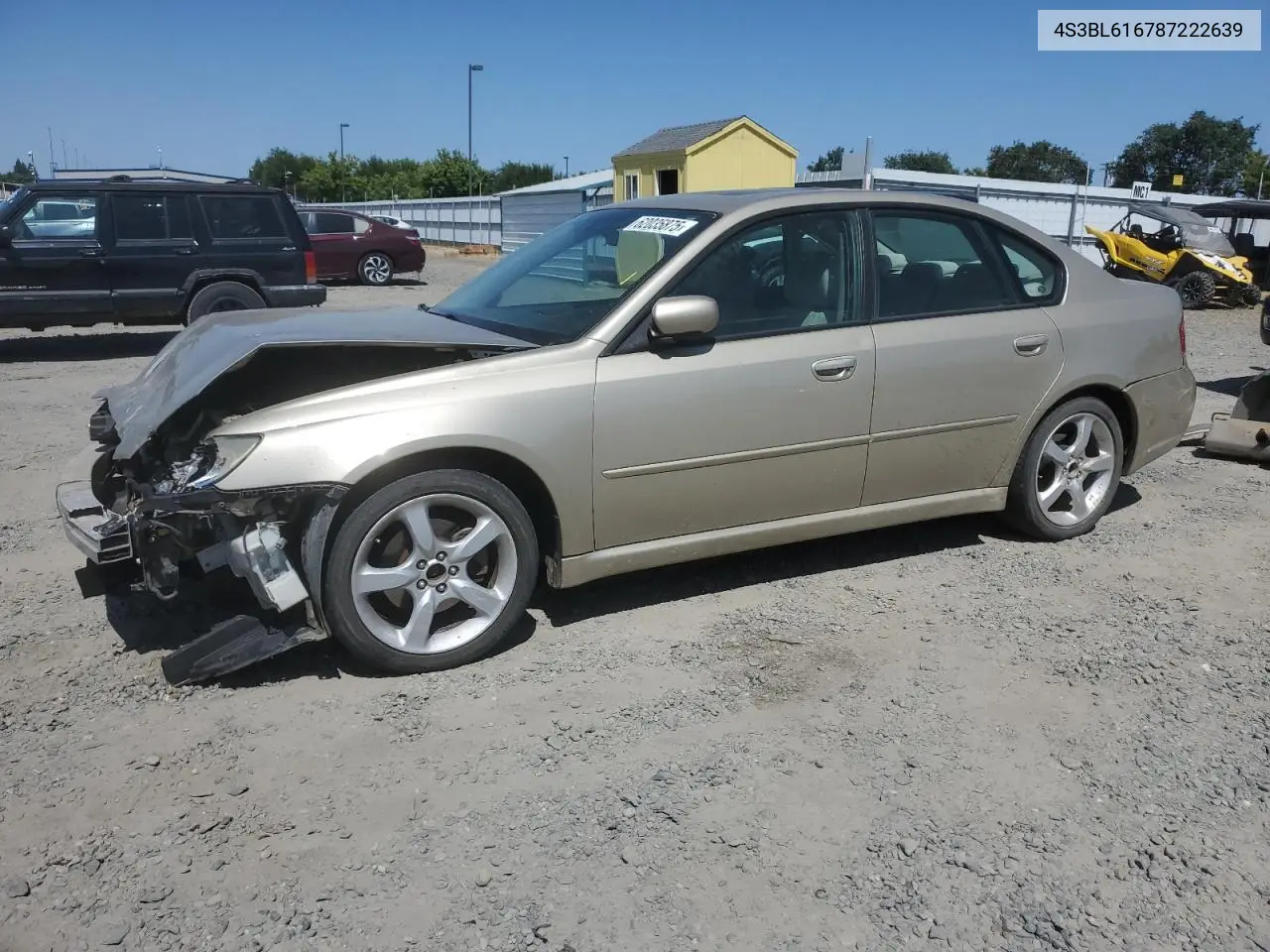2008 Subaru Legacy 2.5I VIN: 4S3BL616787222639 Lot: 62035875