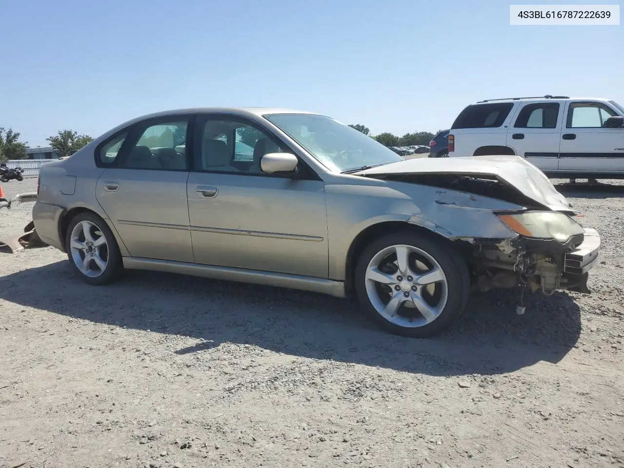 2008 Subaru Legacy 2.5I VIN: 4S3BL616787222639 Lot: 62035875