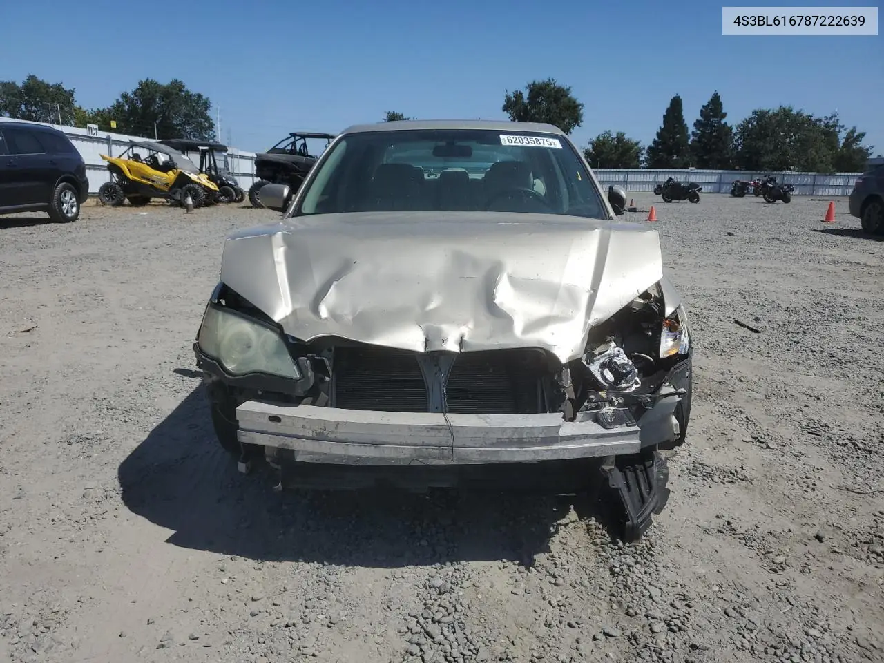 2008 Subaru Legacy 2.5I VIN: 4S3BL616787222639 Lot: 62035875