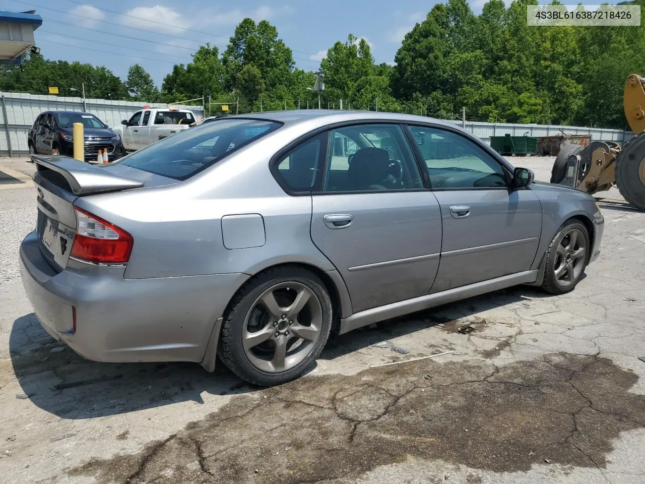 2008 Subaru Legacy 2.5I VIN: 4S3BL616387218426 Lot: 62131555