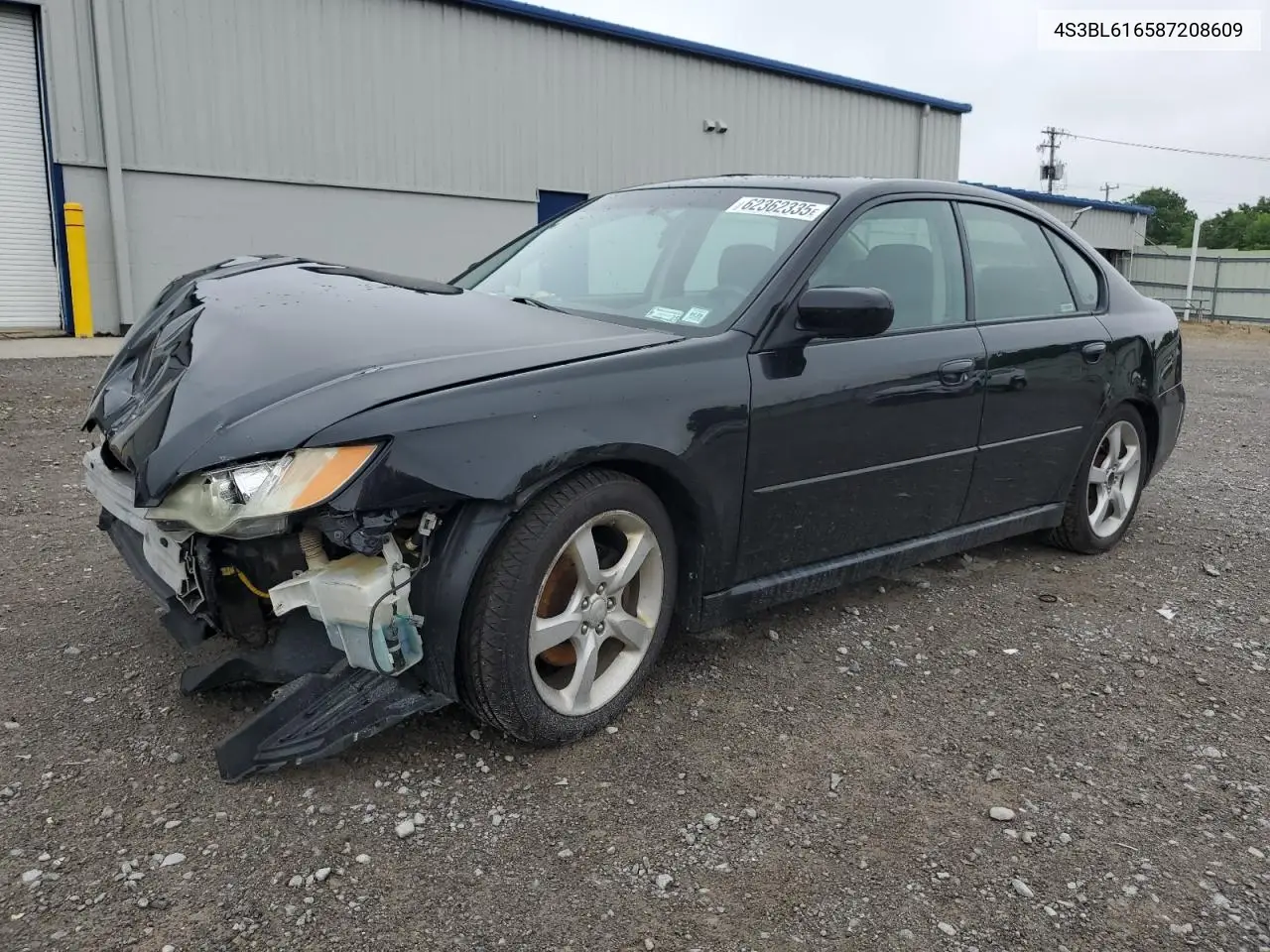 2008 Subaru Legacy 2.5I VIN: 4S3BL616587208609 Lot: 62362335